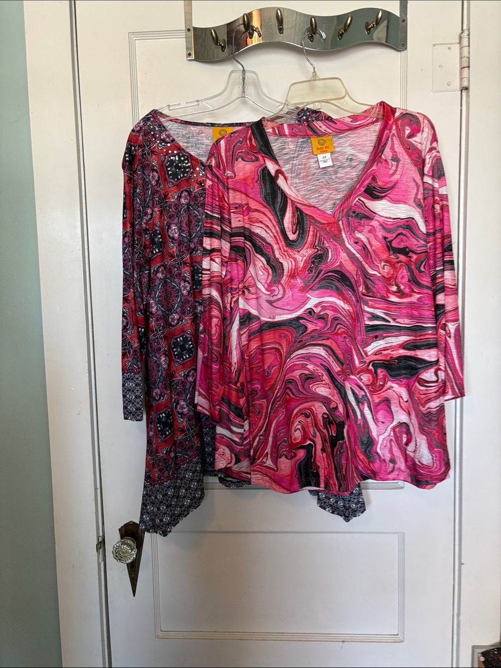Ruby Rd. Set of 2 Long Sleeve Tunic Tops Size 2X